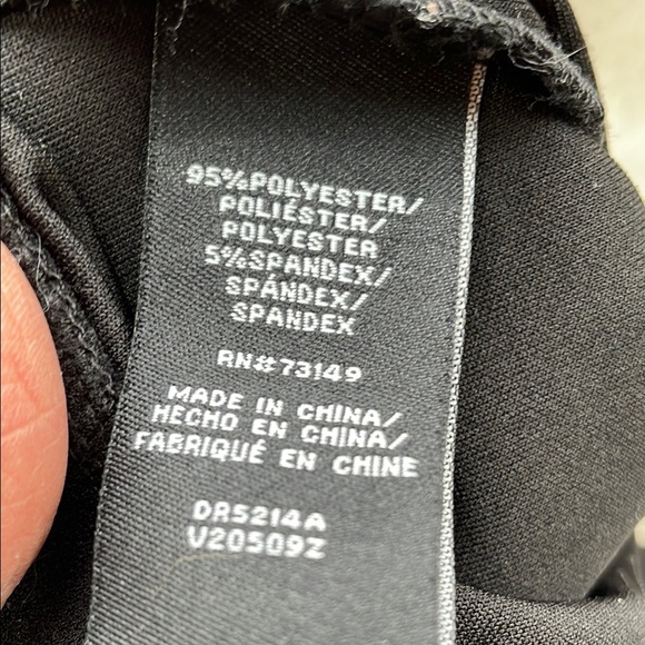 Woman's Hi Rise Black Wide Leg Stretch Pants For Office or Casual - Picture 8 of 8